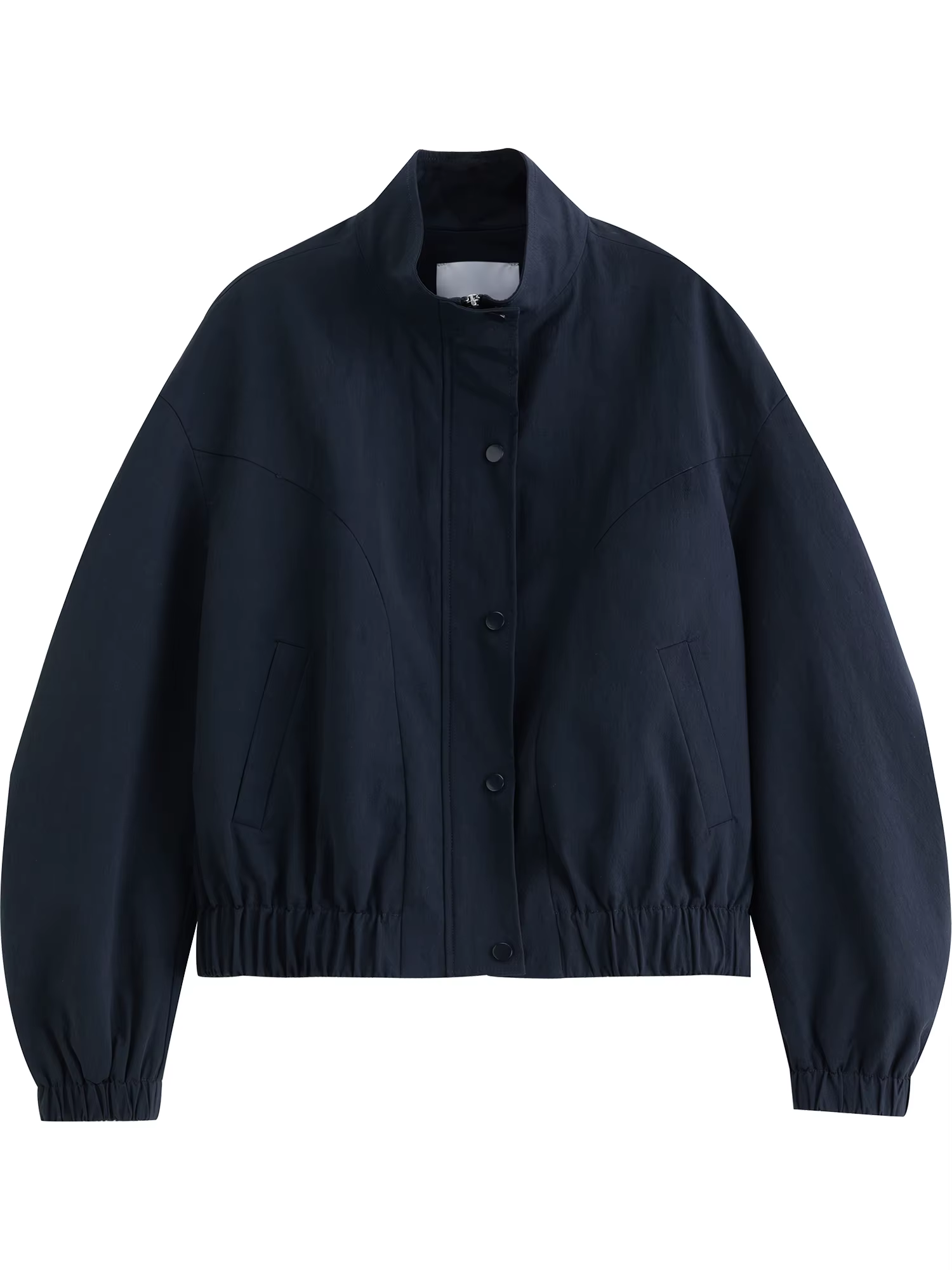 ZIQIAO 2026 – Nouvelle veste courte pour femme à col montant avec manches courbes – Silhouette structurée 3D