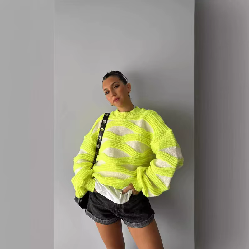 Pull à col rond pour femme