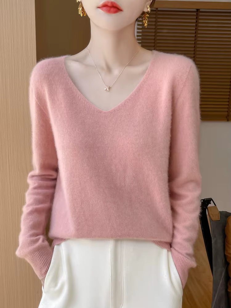 Pull en laine mérinos fine pour femme