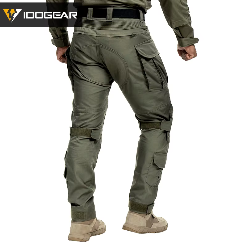 Pantalon de combat robuste IDOGEAR G5, coupe 3D, anti-déchirure, hydrofuge, multi-poches, pantalon tactique d'entraînement, de chasse, cargo 3215