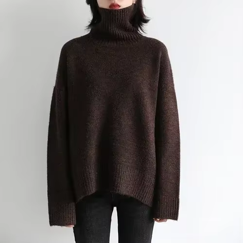 CHIC VEN – pull coréen à col roulé pour femme