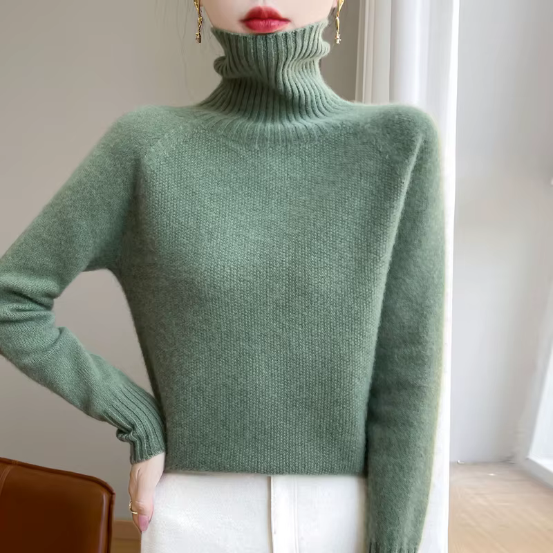 Pull en laine mérinos pour femme
