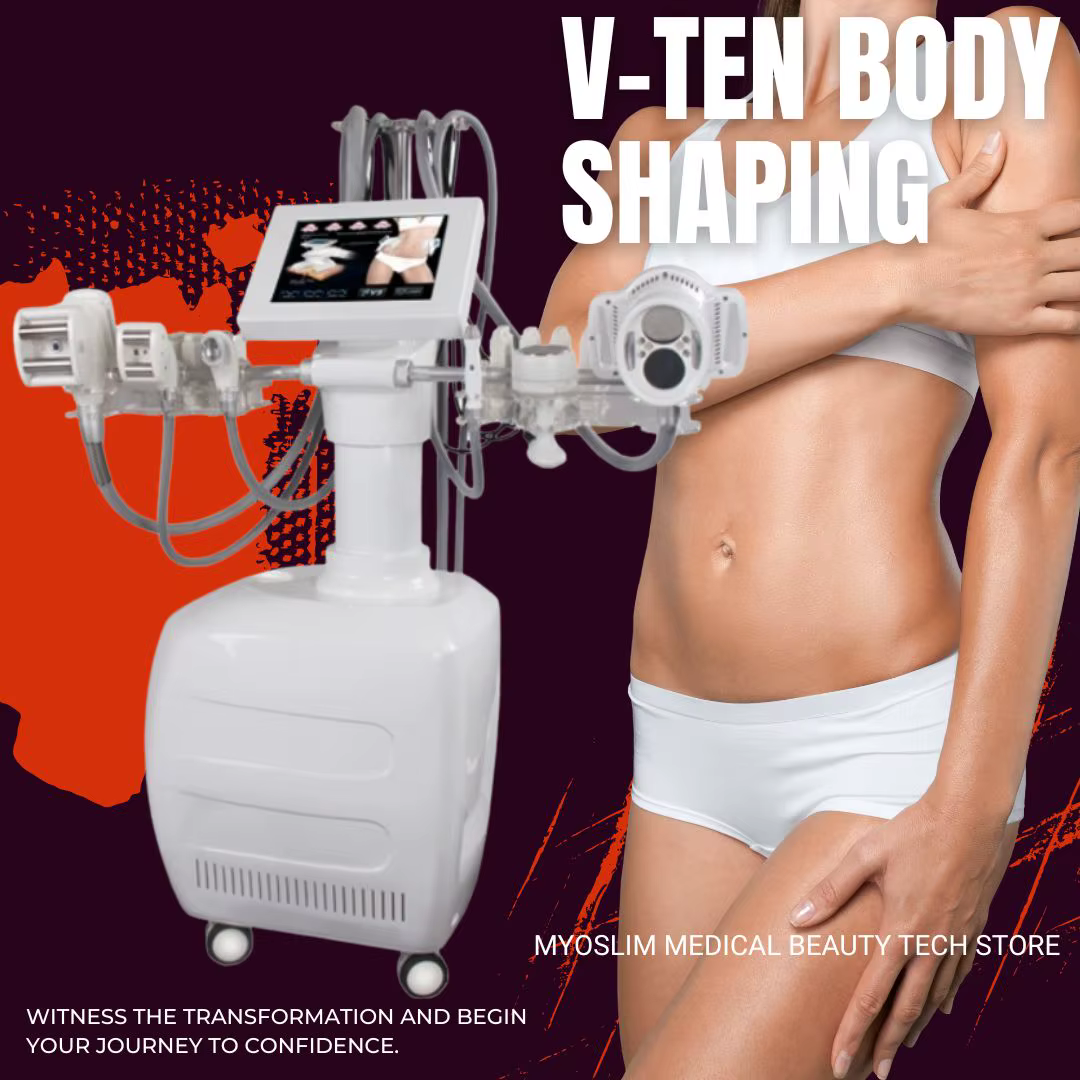 Appareil multifonctionnel VELABODY SHAPE V10 pour le remodelage corporel, la cavitation, l'élimination de la cellulite et des graisses, le soin des yeux et la perte de poids