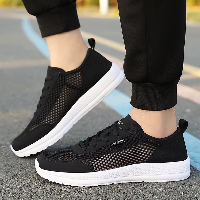 Baskets d'été en maille pour hommes, chaussures de course légères et respirantes pour hommes