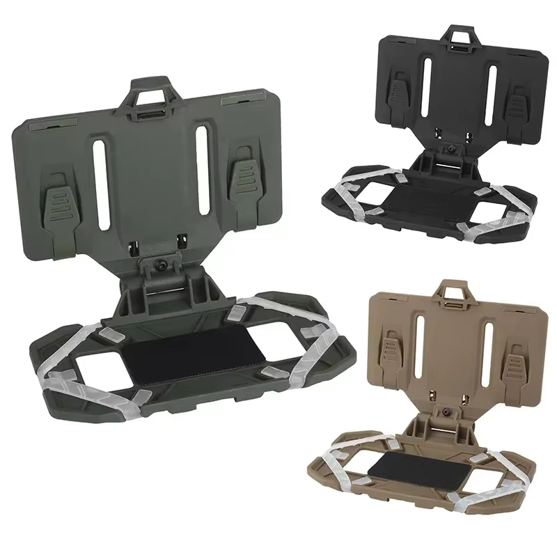 Nouveau support de téléphone pour gilet tactique, plaque de téléphone portable pliable, support Molle pour écran 4.7 "-6.7"