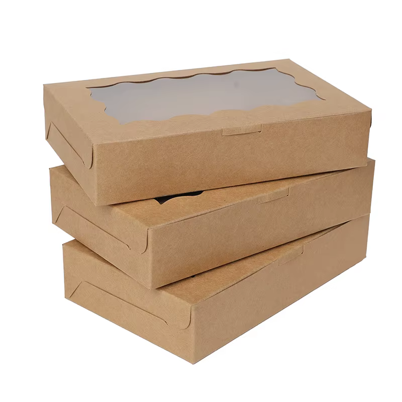 Coffrets cadeaux avec fenêtre, 5 à 20 pièces, pour fête d'anniversaire, chocolat, bonbons, biscuits, emballage cadeau, fournitures de mariage, réception-cadeau pour bébé, décor de noël