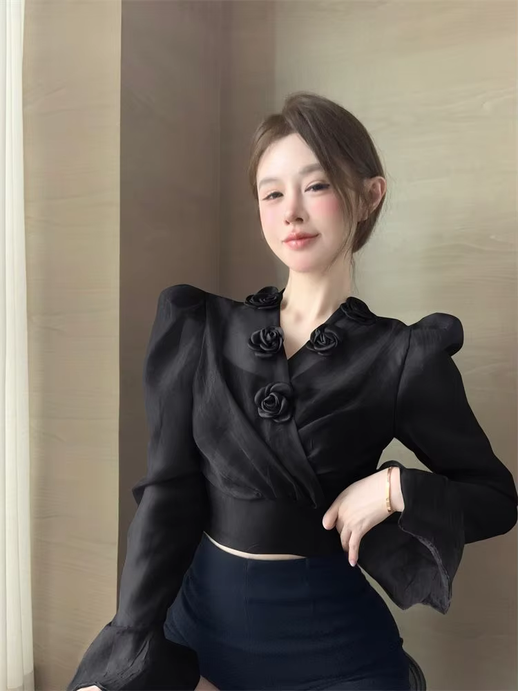Haut court pulls Kawaii femmes solide plaine Simple régulier décontracté quotidien basique mode dames jeunesse adolescent Preppy collège lumière Gf