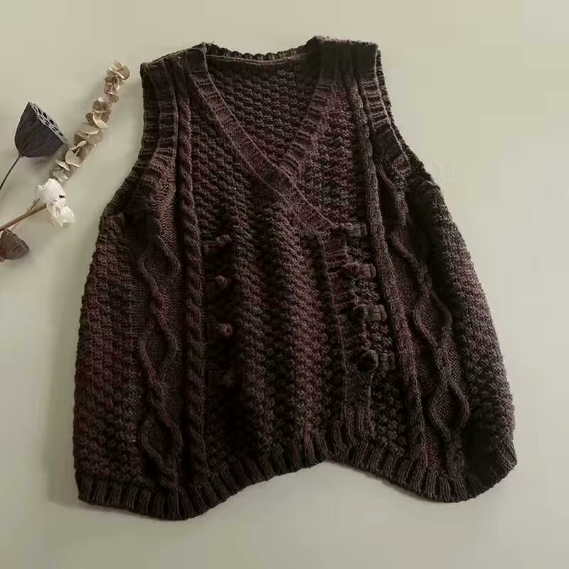 Pull-Over Vintage à lèvent pour Femme et Fille