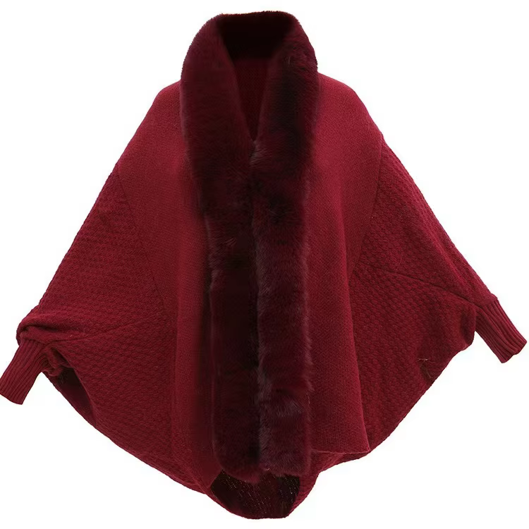 Pull à manches chauve-souris floral jacquard pour femmes