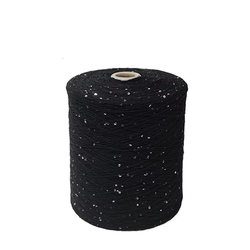 Pelote de Fil à Paillettes 100% Coton