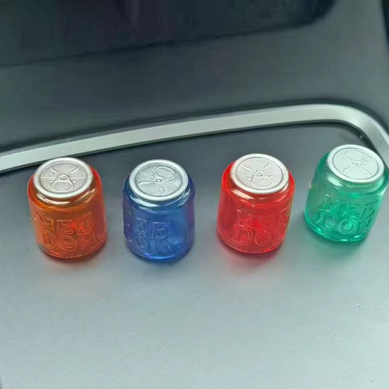 Needoh Nice Ice Mini 4 Pack Cubes de canettes de cola à rebond lent, sensoriels, apaisants, anti-stress, pour soulager l'anxiété, favoriser la relaxation, pour adultes, cadeau