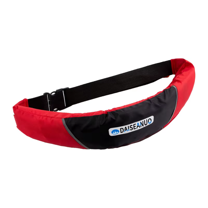 Ceinture de pêche gonflable automatique manuelle professionnelle, gilet, sac de taille de sauvetage, vêtements de pêche, anneau de natation, flottabilité de voiture PFD
