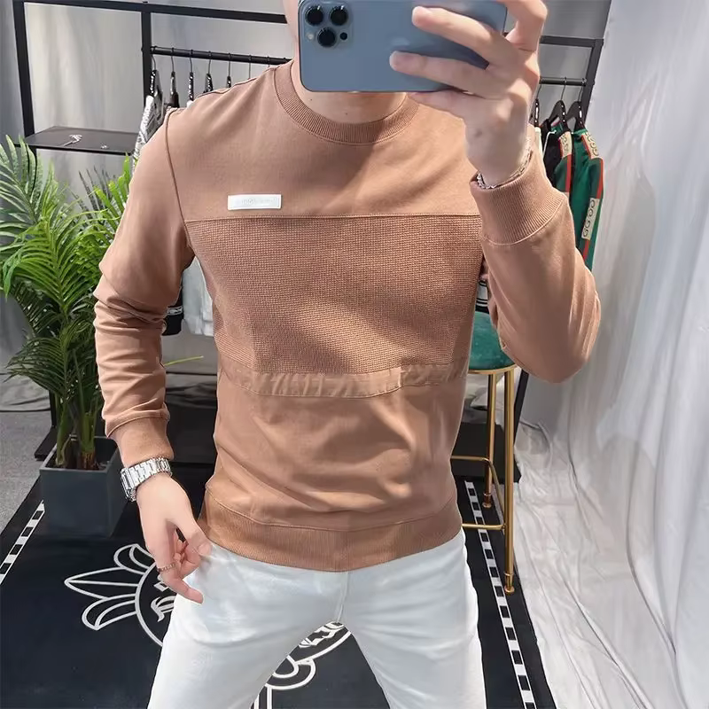 PVD-T-shirt à Manches sulfpour Homme, Col Rond, 100 Coton Belgi, Esthétique XL, Haute Marque, Vente de Qualité