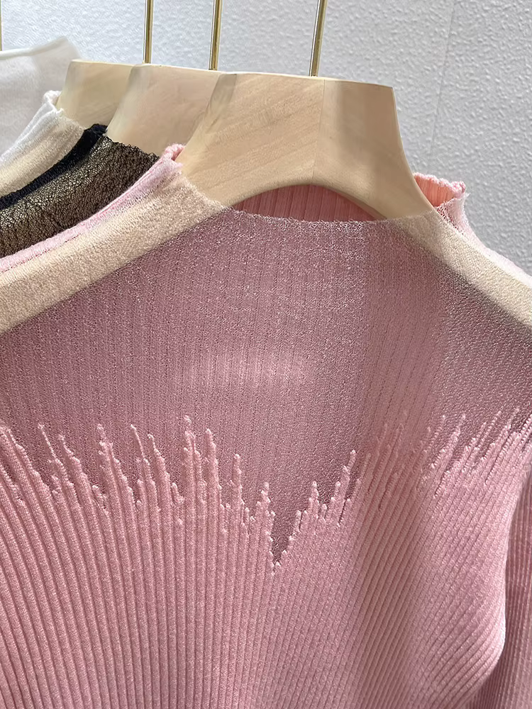 Pull rose européen pour femmes