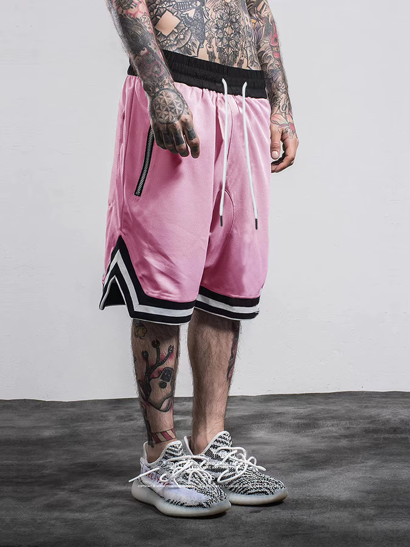 Short de basket-ball de sport pour hommes, en maille, à séchage rapide, pour l'été, Fitness, jogging, décontracté, respirant, pantalon court, Scanties