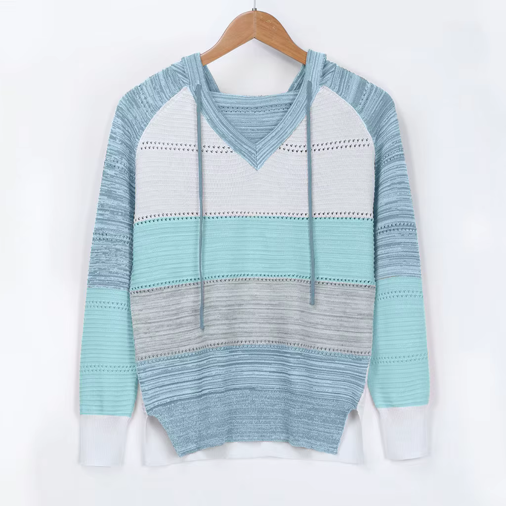 Grande taille 5XL automne hiver femmes pull mode Patchwork à manches longues tricot