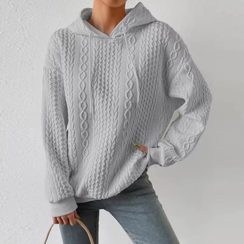 Sweat-shirt à manches longues pour femme