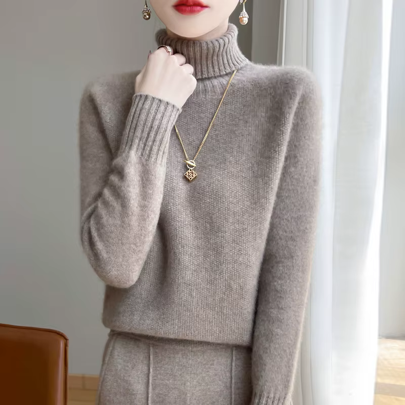 Pull en laine mérinos pour femme