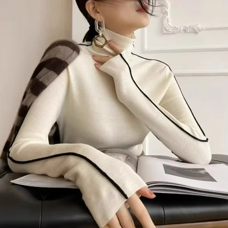 Pulls à col roulé pour femmes