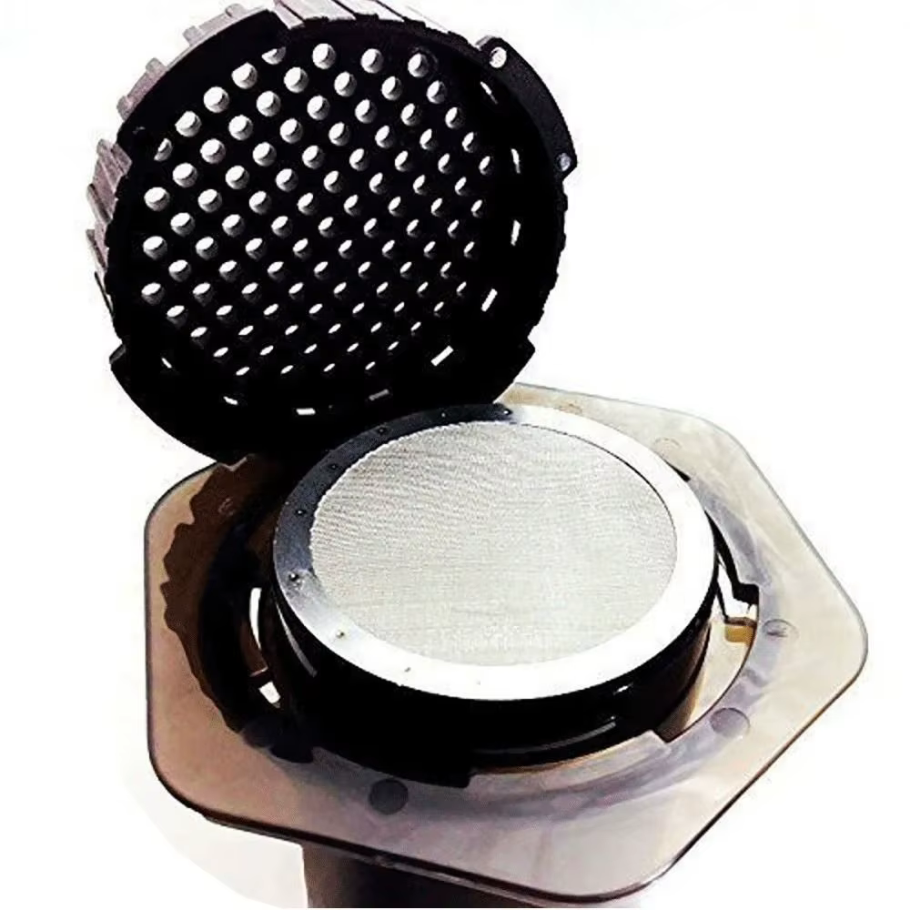 Filtre à mailles métalliques pour café 61MM, accessoires de cuisine réutilisables, maille filtrante en acier inoxydable pour cafetière Aeropress