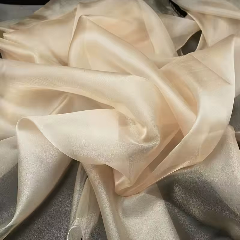 Robe en tissu Organza transparent mat vert sauge, chemisiers, robes de mariée, robes formelles, décorations d'événements, matériel de couture DIY