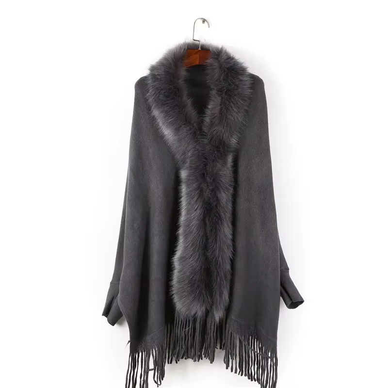 Cardigan long à manches longues pour femme