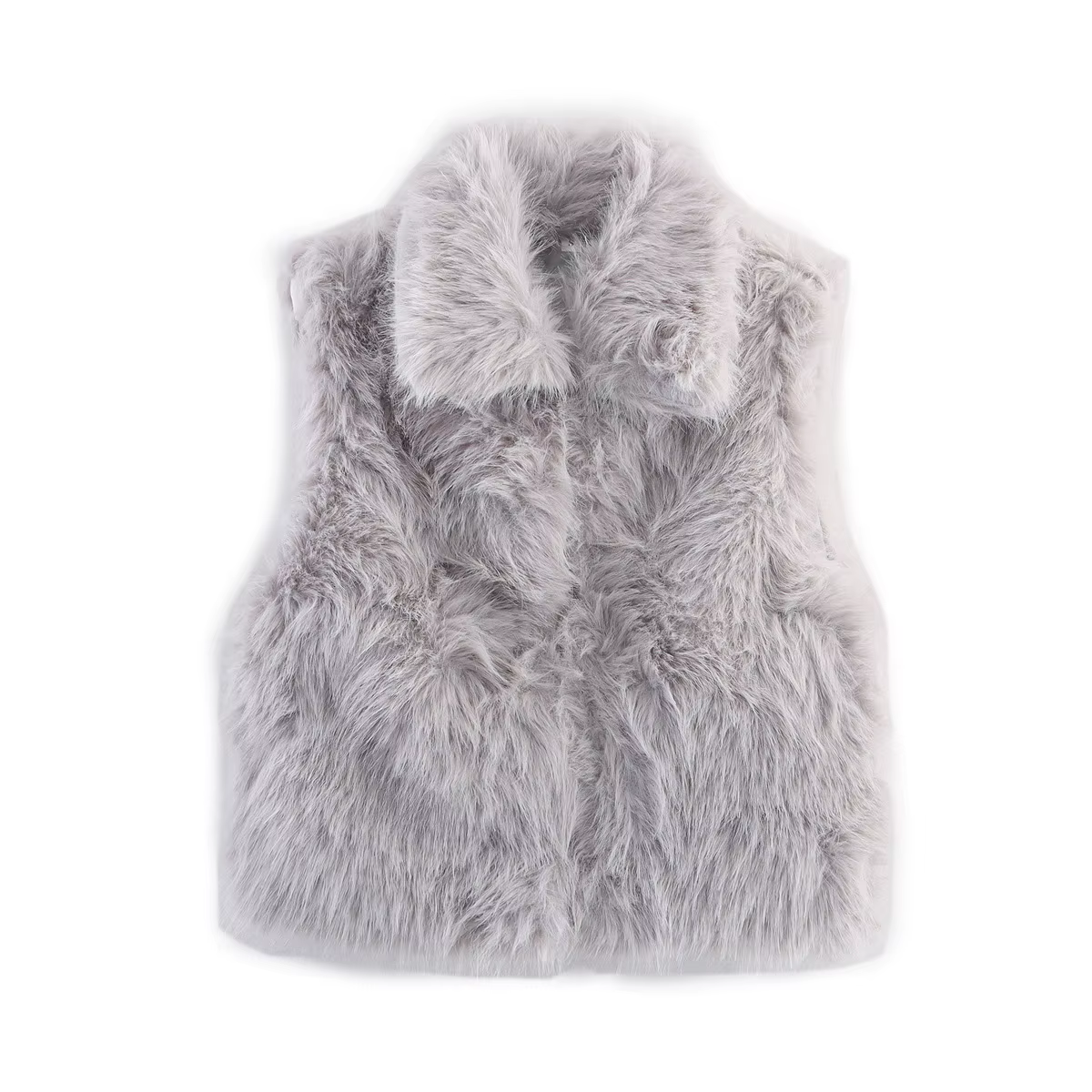 Nouveau à la mode fausse fourrure gilet chaud veste haut de gamme
