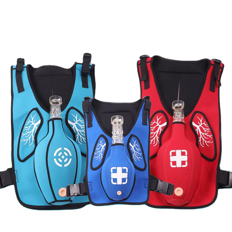 Gilet d'entraînement Heimlich pour l'entraînement d'urgence, l'éducation des enfants et de la recherche, modèle d'enseignement portable pour l'attaque cardiaque adulte