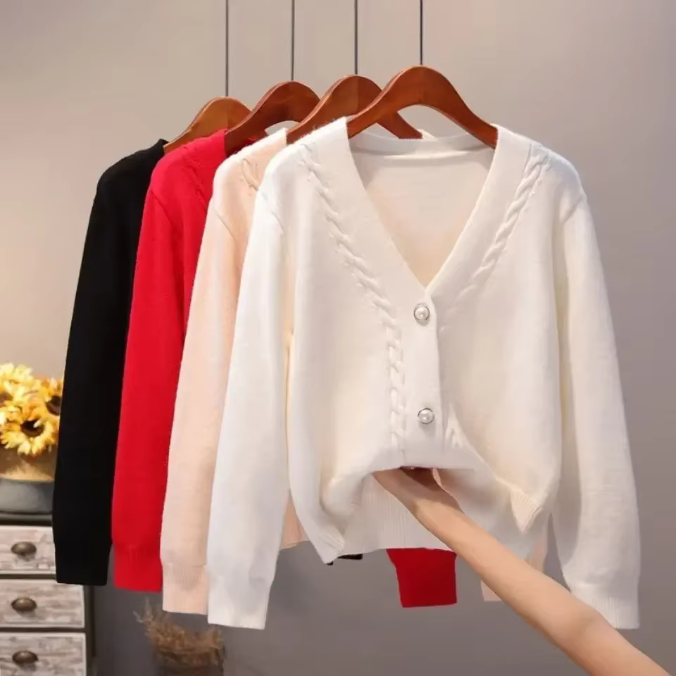 Pull femme rouge hauts en tricot