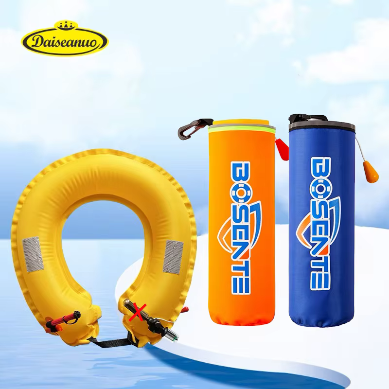 Ceinture de pêche gonflable automatique manuelle professionnelle, gilet, sac de taille de sauvetage, vêtements de pêche, anneau de natation, flottabilité de voiture PFD