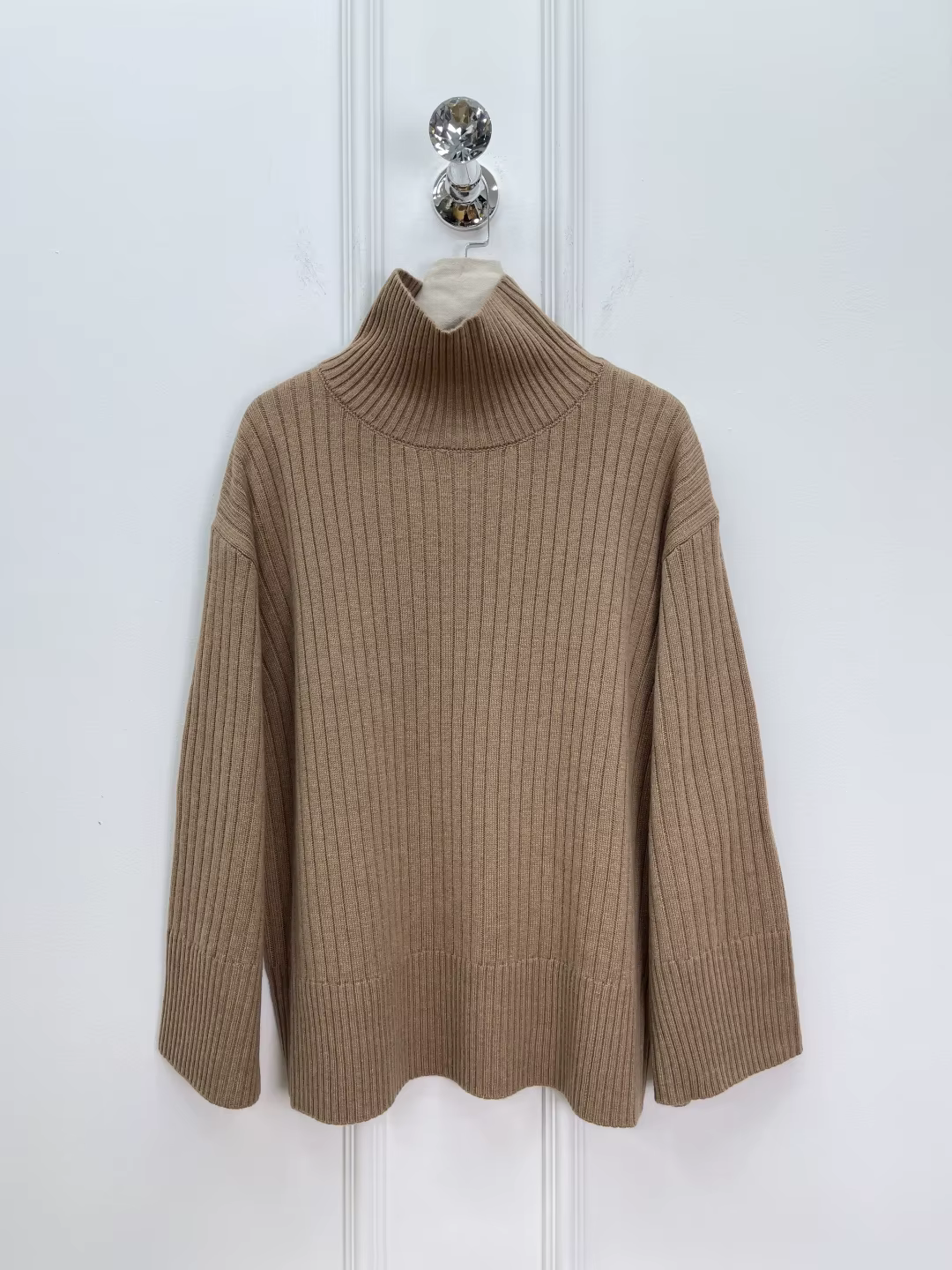 26 début du printemps femmes nouveau col haut à la mode tricoté base pull