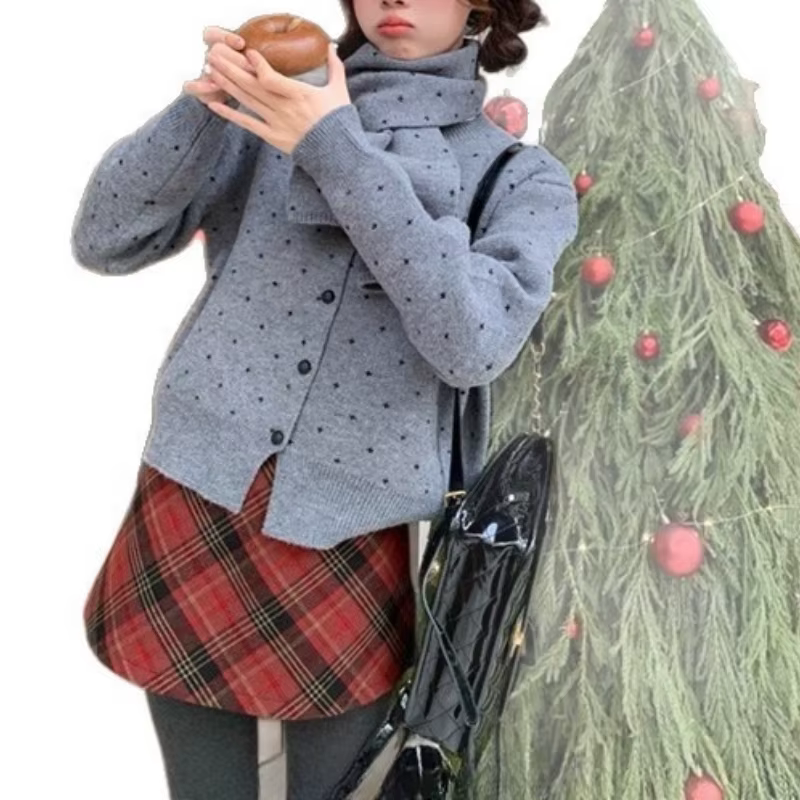 Pull de Noël rouge Pull d'automne et d'hiver pour femme Cette année