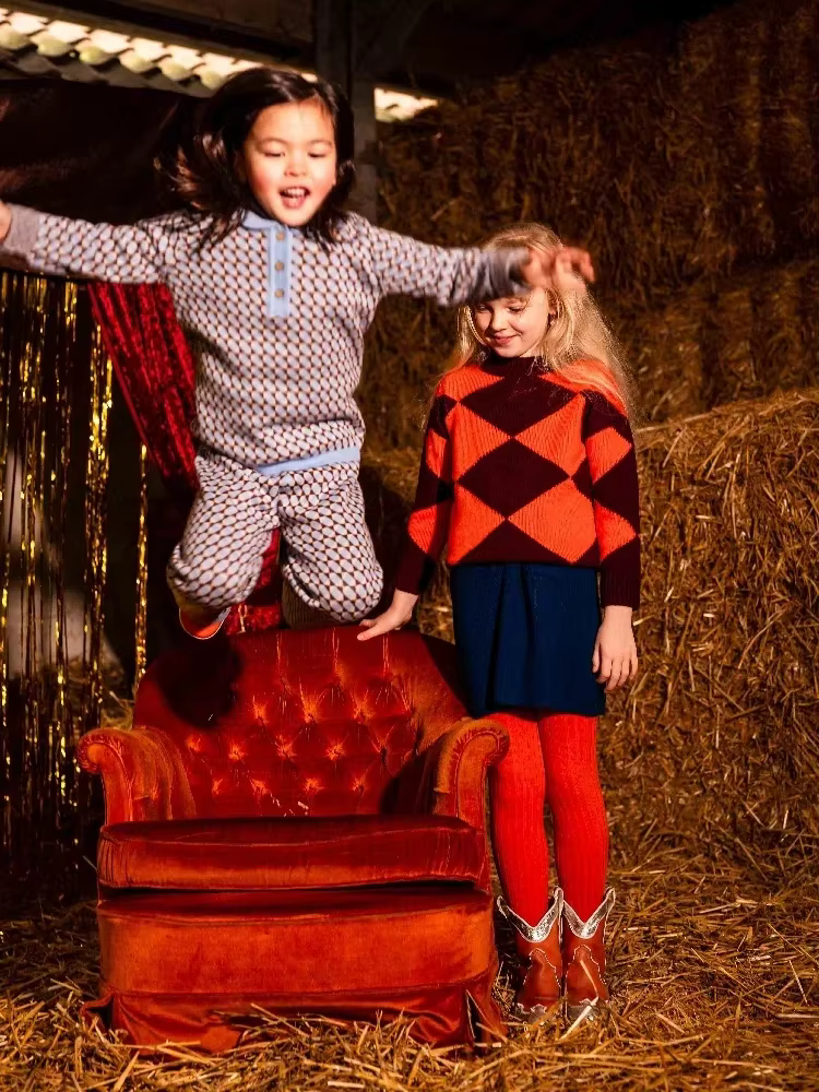 Pull Leggings en Tricot pour Bébé Garçon et Fille de 2 à 10 Ans, Vêtements d'Hiver