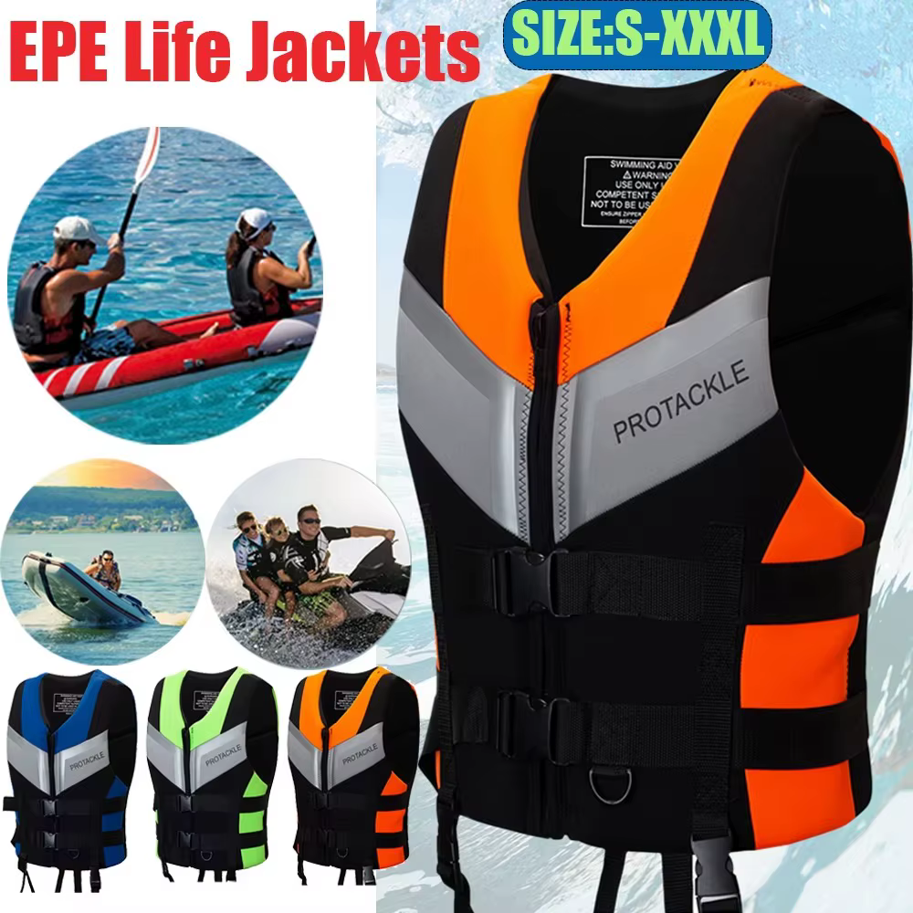 Gilet de sauvetage pour adultes Kayak KiteSurf Jet Ski gilet de sauvetage bateaux à moteur radeau sauvetage natation dérive bateau Wakeboard pêche gilet de sauvetage