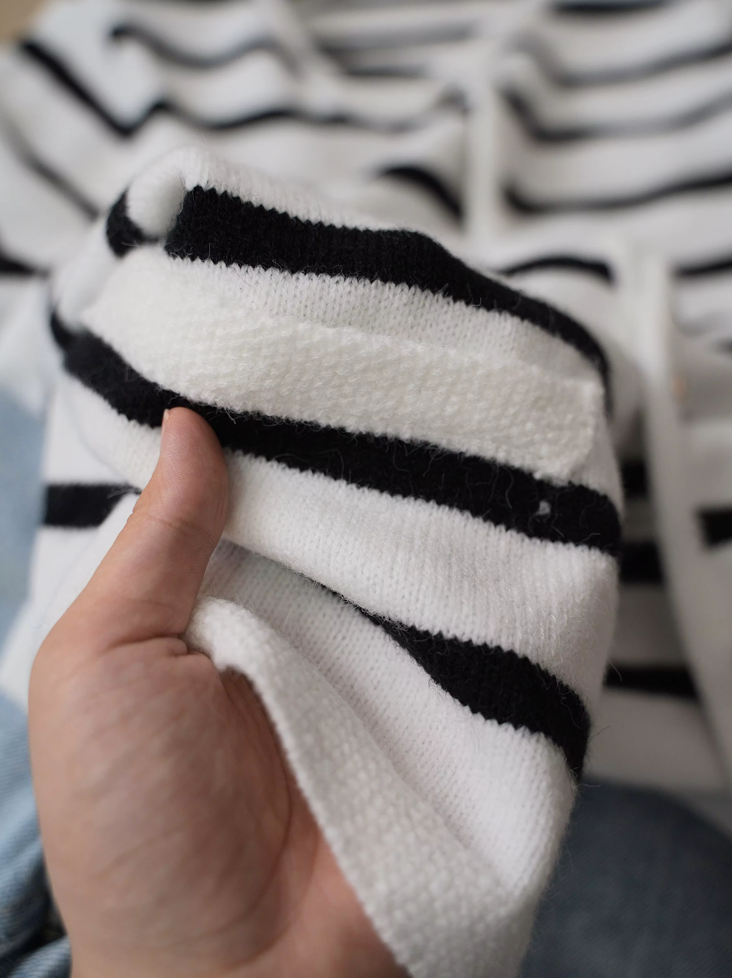 Cardigan rayé pour femme