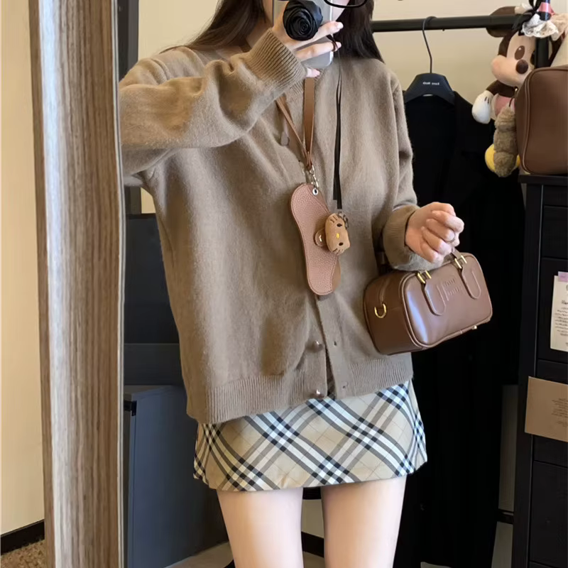 Cardigan tricoté pour femmes en automne
