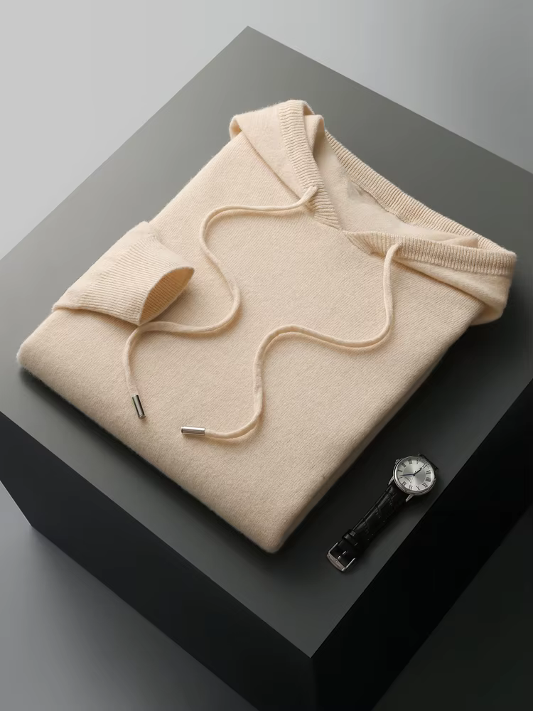 100% laine mérinos haute qualité hommes sweats à capuche printemps automne pull pull intelligent tricots décontractés confort coréen vêtements populaires