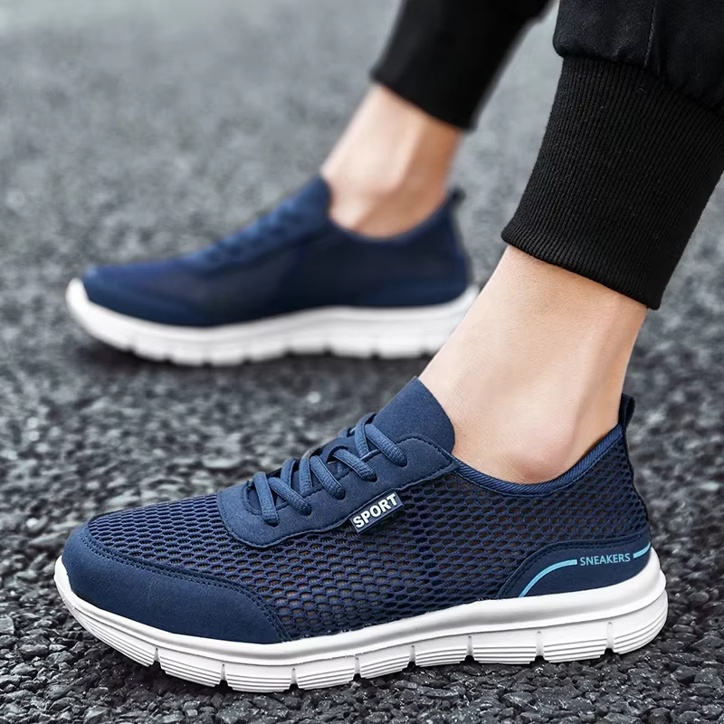 Baskets d'été en maille respirante pour hommes, mocassins confortables à semelle souple, chaussures de pataugeoire de plage polyvalentes, Tenis Masculino