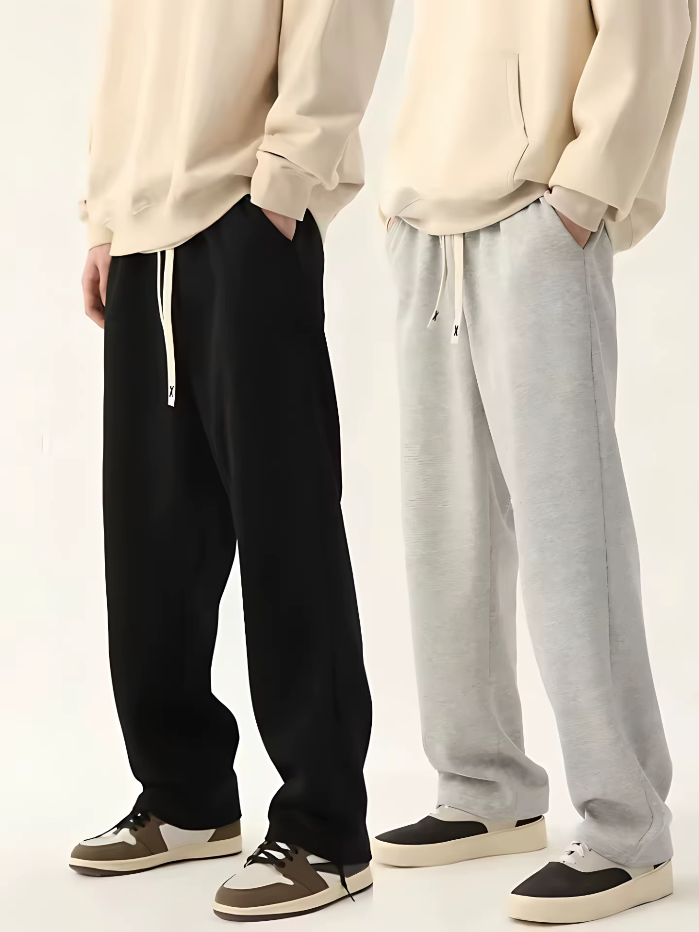 Pantalon de jogging pour hommes, baggy, neutre, respirant, baggy, pour l'extérieur, design à la mode, nouveau pantalon de survêtement