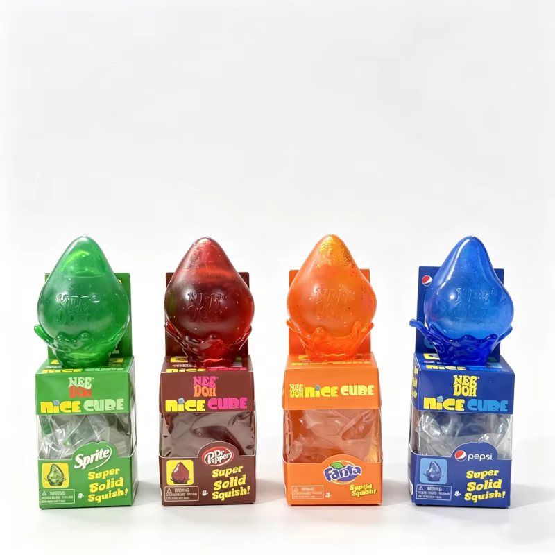 Needoh Dr Pepper Nice Cube Drop Soda Aroma Maltose Squishy Toys Slow Rising Stress Relief Anti Anxiety Fingertip Sensory Toy