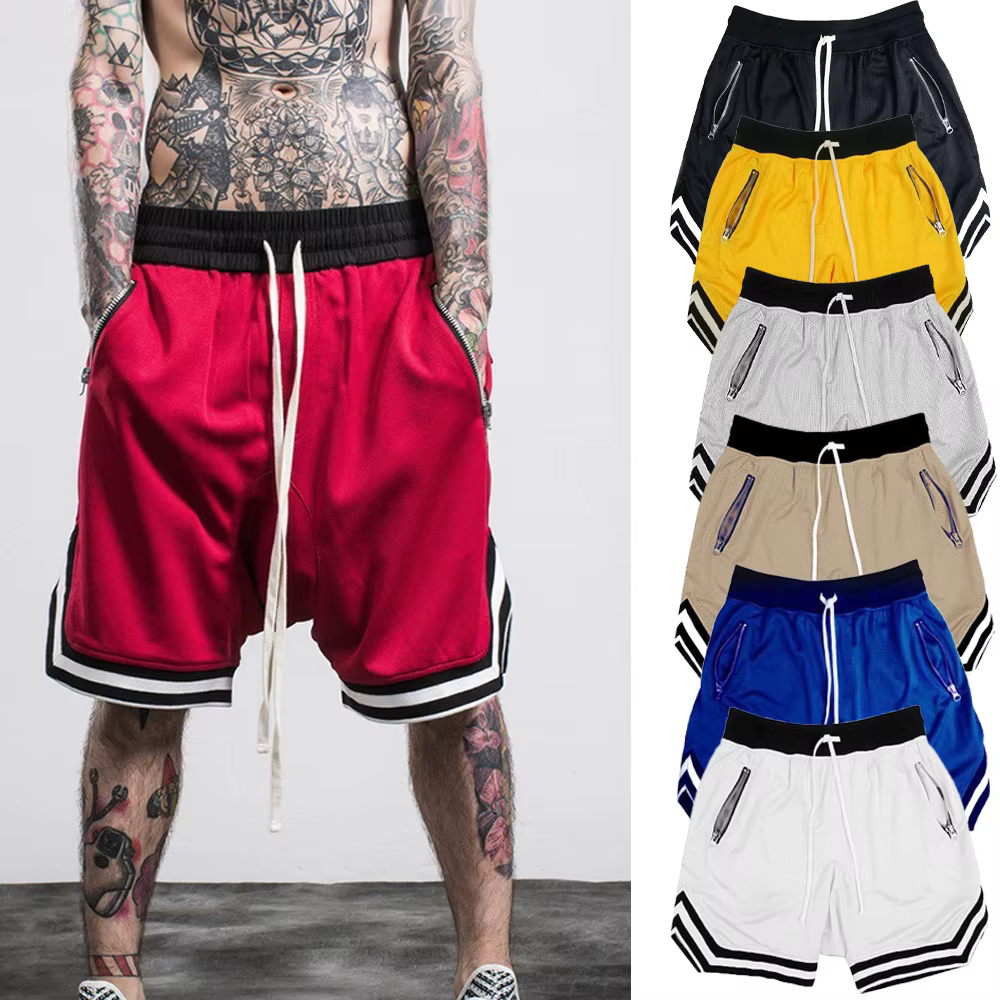 Short de basket-ball de sport pour hommes, Short de sport en maille à séchage rapide pour l'été, jogging de Fitness, pantalon court respirant décontracté, Scanties pour hommes