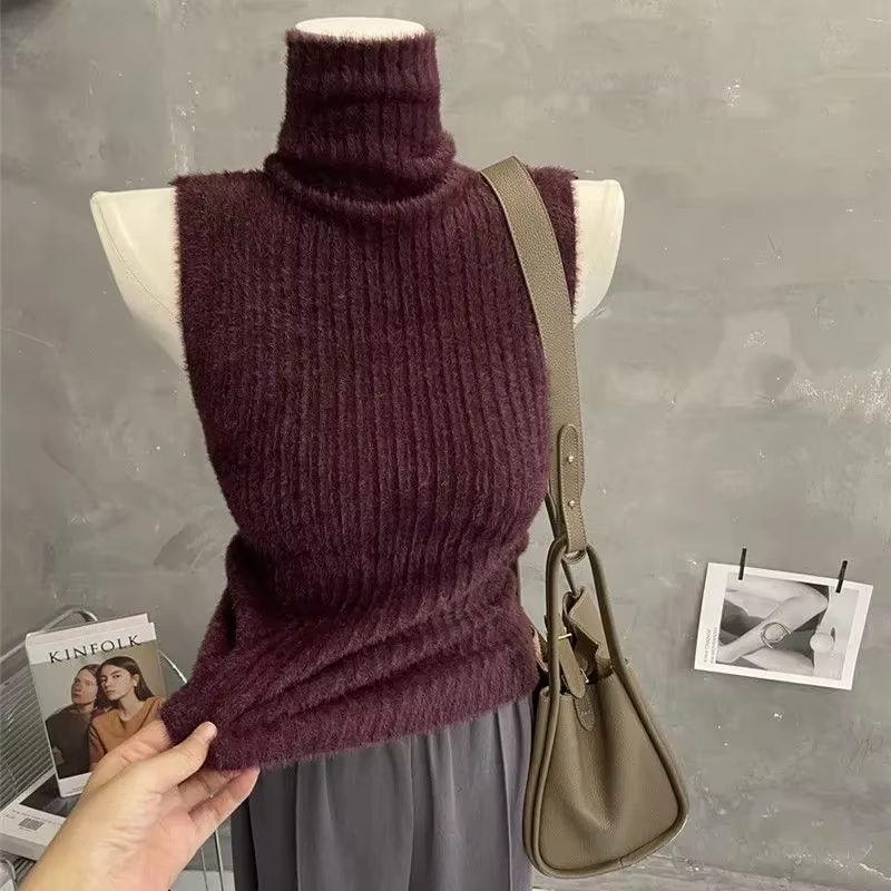 Pull à col roulé pour femmes