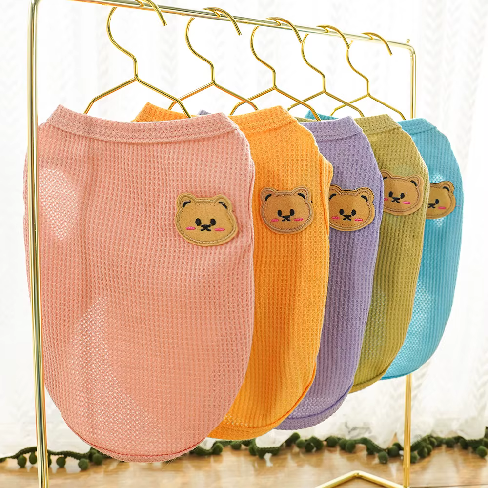 Vêtements pour chat, ours gaufré, gilet pour animaux de compagnie, Teddy d'été, Chihuahua, petit chien, vêtements à deux pattes, vêtements pour chiots, Costume pour animaux de compagnie