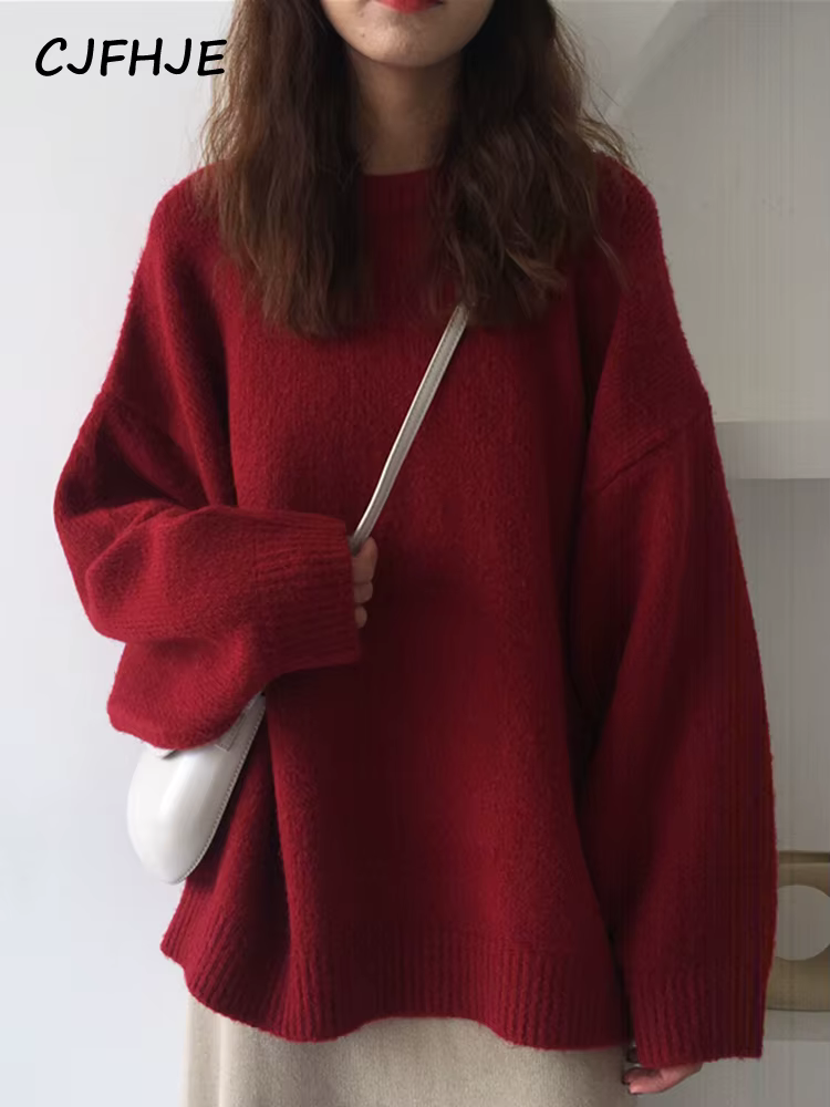 CJFHJE-Pull à manches longues pour femmes, Pull d'hiver élégant avec optique