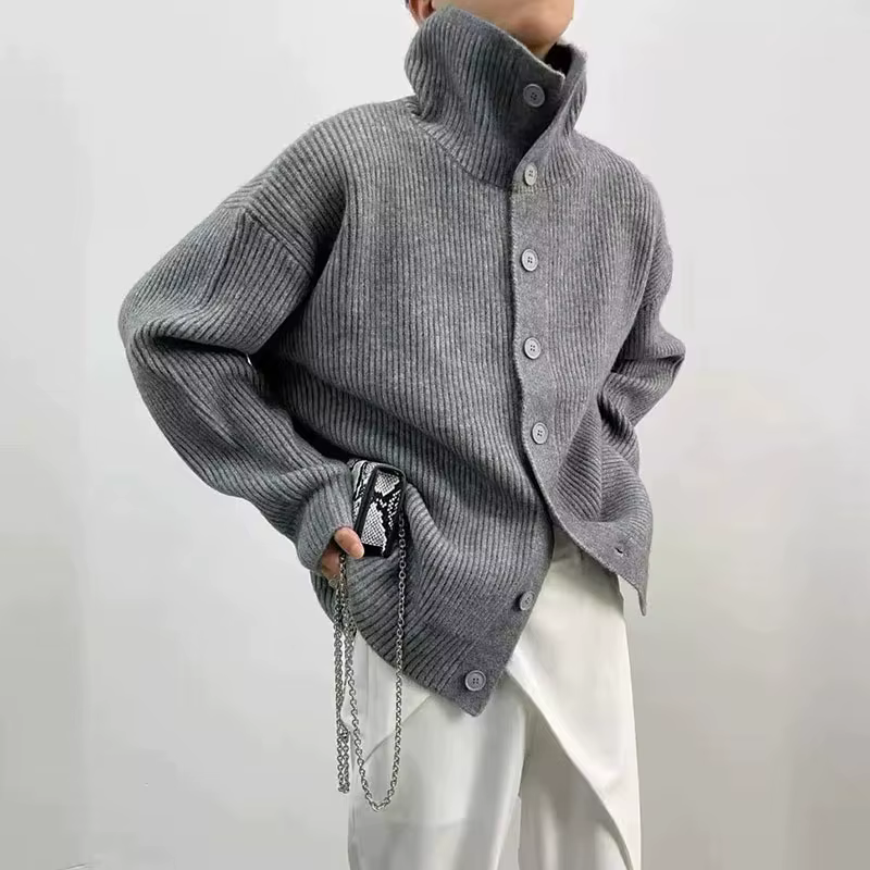 Nouveau pull simple à col roulé pour femme