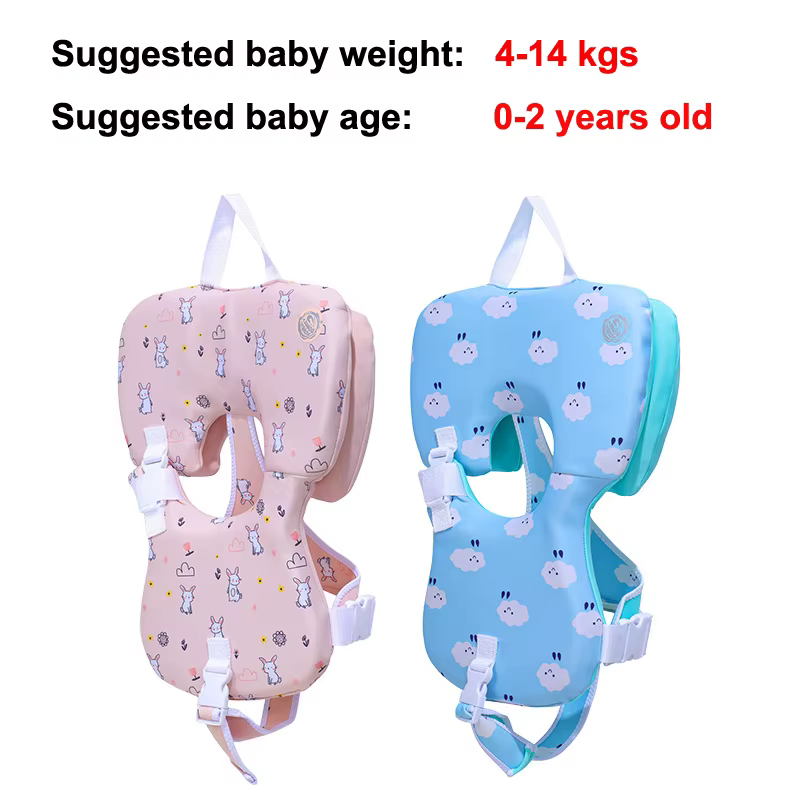Gilet de natation professionnel non gonflable pour nouveau-né, protection du cou pour bébé, maillot de bain anti-flexion