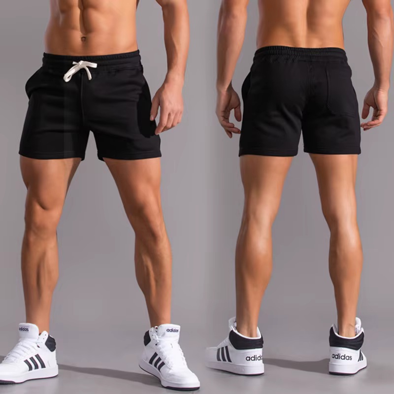 Shorts d'été décontractés en coton pour hommes, shorts de basketball oversize, shorts de sport et de fitness, pantalons de survêtement pour hommes