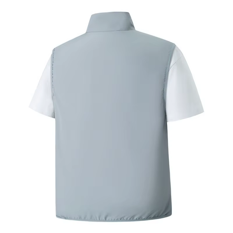 Gilet de pêche pour homme, léger, respirant, multi-poches, gilet utilitaire, veste sans manches décontractée pour l'été, la pêche, la randonnée, le travail