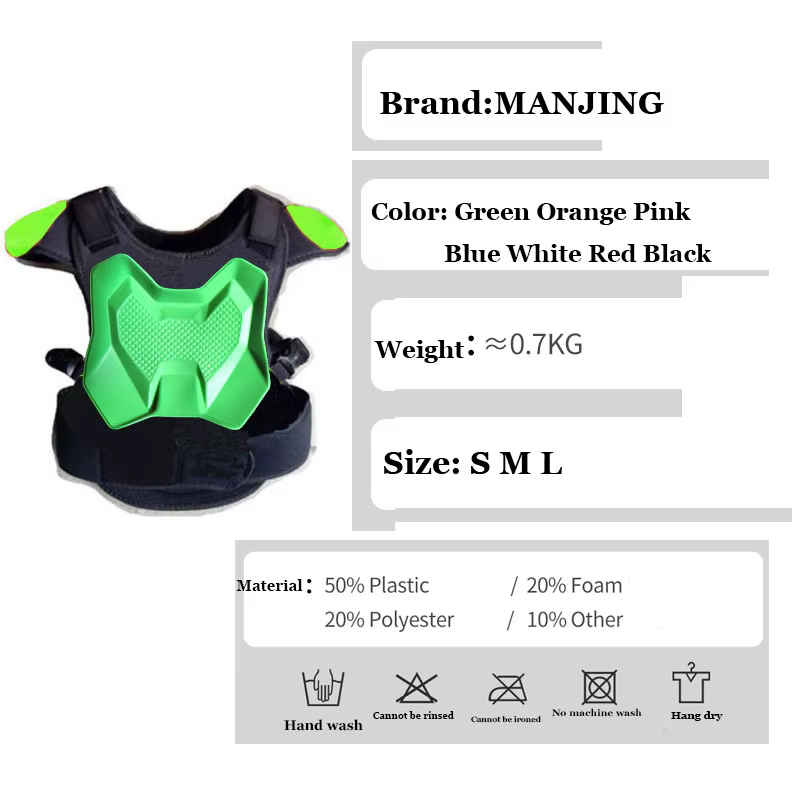 Gilet de sécurité pour enfants avec cadeau, équipement de moto, protection de tête pour bébé, casque de cyclisme 52-54 cm, protection intégrale pour scooter LL