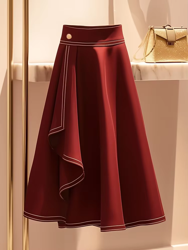 Pull tricoté rouge pour femmes